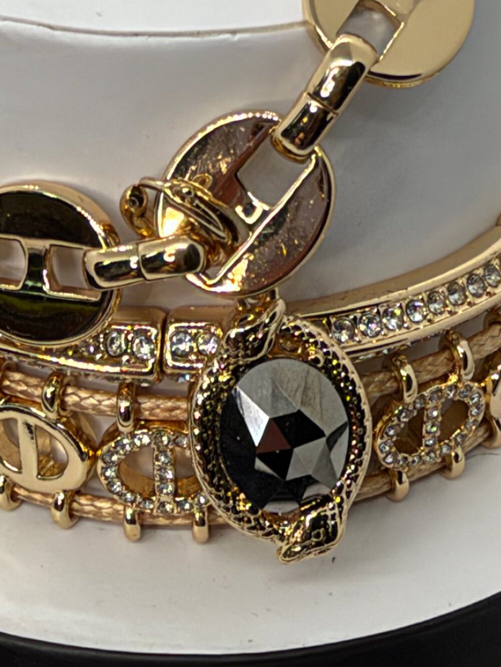 BP Halloween Stacks 2025 The Charms That Bind Gold Plated Bracelet Set NWT ST638